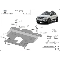 Stalowa osłona silnika Dacia Spring (2021-2026)